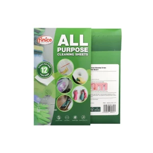 Finice Eco Friendly Disposable Detergent Sheets Fresh Scent for Bathroom Use Machine Wash Lightweight Super Concentrated Low