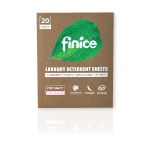 Finice Laundry Detergent Sheets Eco Friendly Biodegradable Disposable Fragrance Free Low Foam 12*17cm 50%-80% Active Ingredients