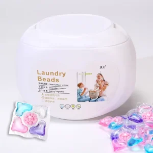 Five in one Boxed Apparel Laundry Pods Long lasting Fragrance Deep Cleaning Decontamination Softening Concentrated Formula
