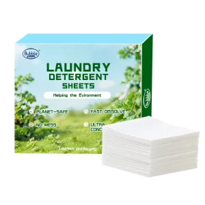 Fragrance Free Laundry Detergent Sheets Travel Eco friendly Clothes Washing Detergent Sheets