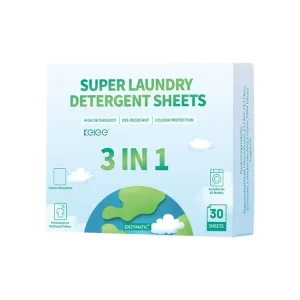 Fragrance Laundry Detergent Sheets Laundry Tablet 3 in 1 Laundry Sheet Prevent Color Stringing Laundry Strips Tablet