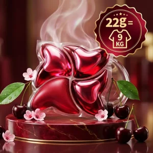 Free Sample 22g Oversized Niche Perfume Laundry Pods OEM 8X Bacteriostasis Mite Control No Residue Color Bright White Wash