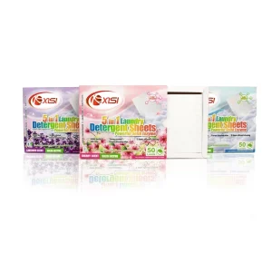 Free Sample Eco friendly Laundry Detergent Sheets Clothes Laundry Sheets