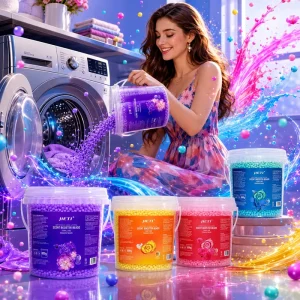 Free Sample Long Lasting Scent Booster Beads Fabric Care Laundry Fragrance Beads 800g Antibacterial OEM ODM Private Label Export