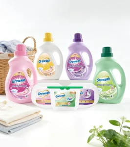 GREWASH 1 2 3 4 5 Gallon Fabric Softener for Clothes Eco Friendly Liquid Detergent for Laundry Household Clothing Laundry