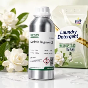 Gardenia High Performance Powder Detergent Scent for Commercial Laundry Pure Scented Manufacturer Direct REACH MSDS Ready