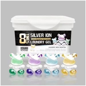 High Effectively Organic Anti-Bacterial Biodegradable Laundry Detergent Pods With Box Package