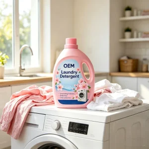 High Efficiency Laundry Detergent Liquid with Custom Formula OEM Bulk Supply for Clothing Care 1/2/3/5L