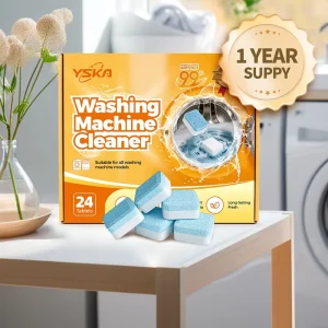High Efficiency Stain Mold Limescale Remover Washing Machine Cleaner Tablets for Home Laundry Room Daily Use