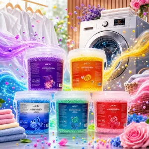 High Fragrance Laundry Beads Solid Fabric Softener Beads Scent Booster Beads for Washing Machine 800g Custom Color OEM ODM Fresh