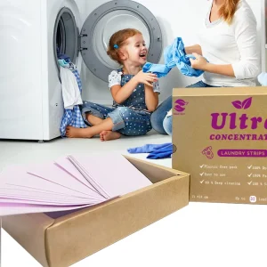 High Quality High Foam Laundry Sheets Detergent Laundry Detergent Paper Sheets by Chinese Manufacturer