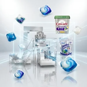 High Speed Laundry Pods Premade Bag Doypack Packing Machine Detergent Capsules Stand up Pouch Multi function Packaging Machines