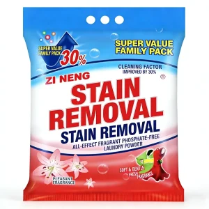 High Stain Removing Natural Scent Laundry Detergent 1.5kg Household Pack for Clothing Use Softening Cleaning