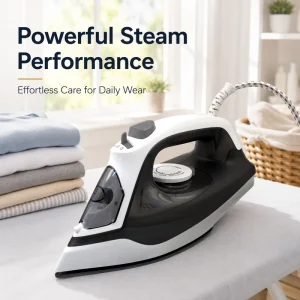 Home Laundry Garment Care Wrinkle Removal Powerful Steam Pressing Appliance for Shirts Clothes Electric Steam Iron