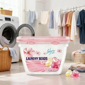 Hotel Laundry Detergent Pods Industrial Washing Capsules High Efficiency Gel Beads for Commercial Cleaning Supplies