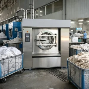 Hotel Laundry Electric Washing Machine High Speed Industrial Washer for Hospitality Business