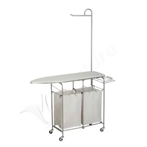 Hotel Use Laundry Cart with Ironing Board Ironing Board Set on Laundry Cart
