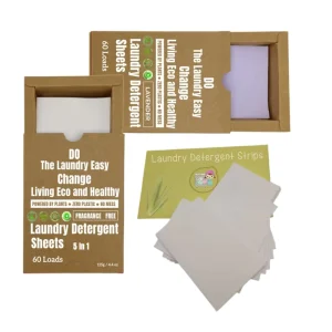 Household Clean Clothes Natural Laundry Washing Detergent Paper Sheets