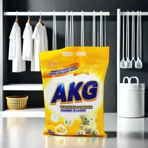 Household Eco Friendly Disposable Lemon Scent Laundry Detergent Powder for Apparel Cleaning