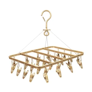 Household Essential Laundry Products Stainless Steel Sock Hanger