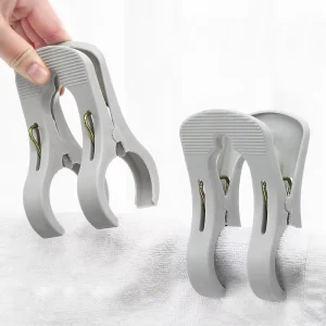 Household Plain Color Clip Clothes Drying Sock Clip for Daily Laundry Bath Towel Bedding Thick Clothing Clips