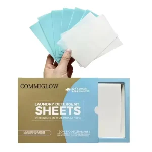 Hypoallergenic Ultra Concentrated Laundry Detergent Sheets Fresh Linen Fragrant Lemon Lavender Scent Eco Friendly Travel Soap