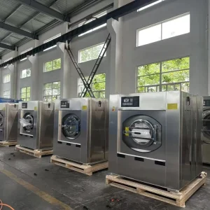Industrial Automatic Commercial Hospital Laundry Washer Extractor Lines