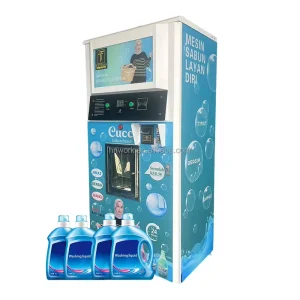 Intelligent 24 hour Self service Laundry Detergent Commercial Liquid Automatic Vending Machine