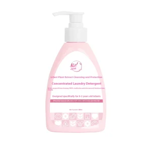 JL High Concentration Gentle Infants Laundry Detergent with Enzyme for Deep Cleaning and Stain Removal
