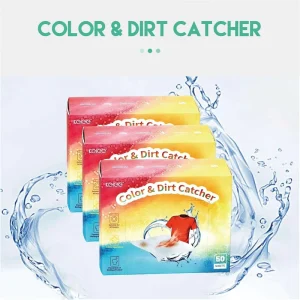 KELEE Fabric Laundry Sheets Friendly Washing Bright Color Anti dyeing Laundry Tablets Anti stain Absorbent Laundry Sheets