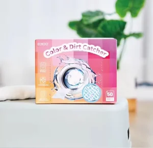 KELEE Laundry Sheets Biodegradable Color Grabber Color Locking Fade Resistant Eco-Conscious Laundry Detergent Sheets