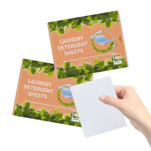 KELEE OEM Laundry Tablets Cleanser Plant Based Laundry Detergent Sheets Deep cleaning Eco Friendly Detergent Type Washing Sheets