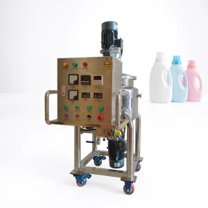 LIENM SUS316 50L 2.2kW Motor Driven Gear Equipped Bearings Supported Mixing Tank for Liquid Soap Chemical Processing 220V 380V