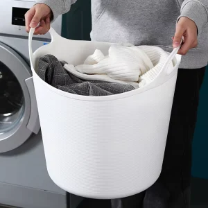 Large Capacity Handle PP Laundry Basket Removable Bathroom Accessories with Side Handles Household Items