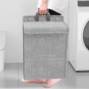 Large Capacity Multifunctional Wall mounted Laundry Basket Collapsible Oxford Polyester Mesh for Dirty Laundry Storage