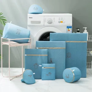 Laundry Bag Embroidery Sash Underwear Washing Machine Bags for Clothes Laundry Mesh Bag for Socks