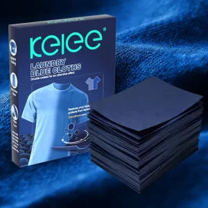 Laundry Blue Sheets Color Protection Gentle Care Anti Fading for Blue Jeans Clothes