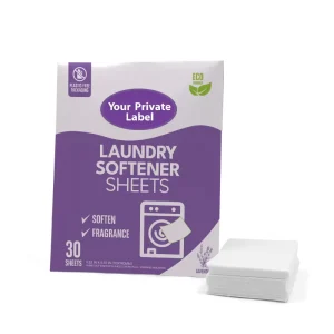 Laundry Care Dissolvable Laundry Softener Dryer Sheet