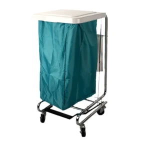 Laundry Cart Ward Morning Care Waste Trolley with Plastic or Steel Cover