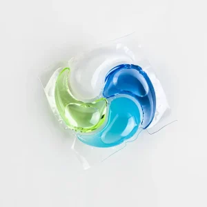 Laundry Detergent Beads Gel with Disposable Packaging for Easy Storage and Precise One Pod Per Load Convenience
