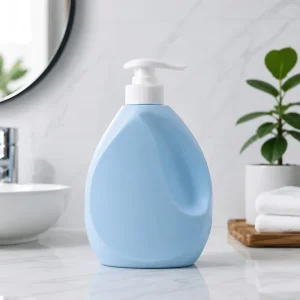 Laundry Detergent HDPE Plastic Bottle Pump Empty Leakproof Durable Container Liquid Soap Household Daily Use Customizable Logo