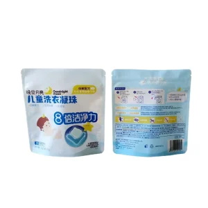 Laundry Detergent Pods Packaging Bag Fragrance Beads Zipper Seal PE Daily Necessities Sealed Moisture Proof Recyclable