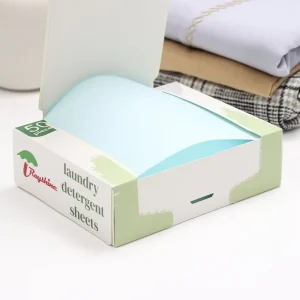 Laundry Detergent Sheets Cleaning Strips Eco friendly Formula 50 Pcs Laundry Present 100 Wash