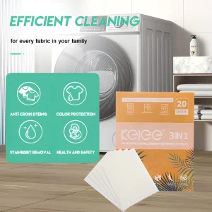 Laundry Detergent Sheets Direct Factory Bulk Private Label OEM Custom Scent Packaging 3IN1 Laundry Sheets