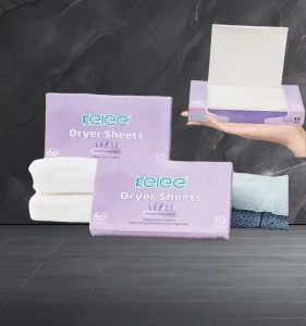 Laundry Detergent Sheets Eco Friendly Dryer Fabric Softener Sheets Long Lasting Fragrance Bulk Supply