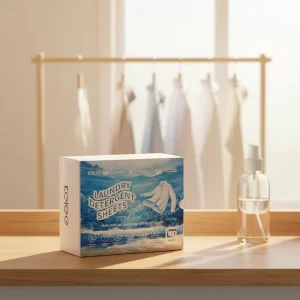 Laundry Detergent Sheets Super Concentrated Solid Laundry Sheet Eco Friendly Totally Dissolvable Laundry Detergent Paper