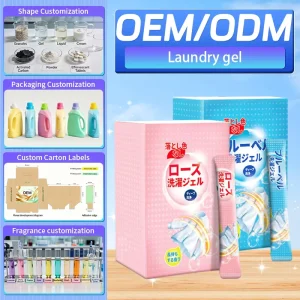Laundry Gel Cleaning Products Supplies Lavender Scent Liquid Stain Remover Detergent for Home Use on Blood Stains and Underwear