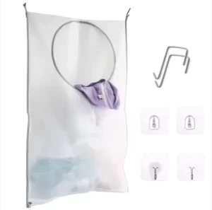 Laundry Hamper Bags Collapsible Over Door Laundry Bag Large Hamper Clothes for Space Saving Large Laundry Organizer