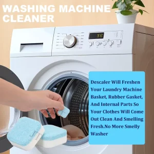 Laundry Machine Cleaner Tablets Deep Cleaning Odor Removal Washing Machine Descaler Tablets