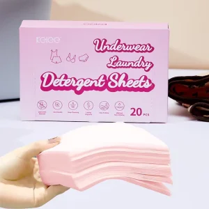 Laundry Sheet Eco Friendly Non Toxic Powerful Biodegradable Laundry Detergent Sheet Underwear Laundry Tablets